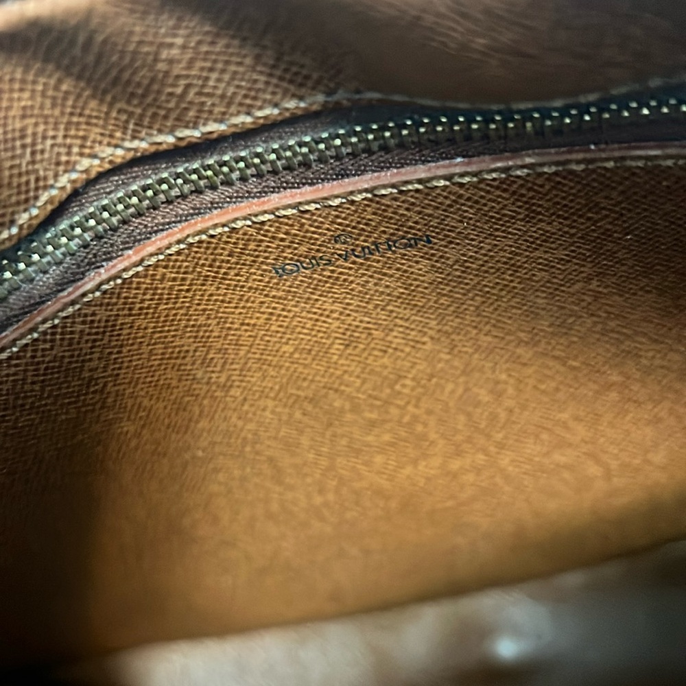 Authentic Louis Vuitton Jeune Fille GM Crossbody  Brown Coated Monogram - Picture 5 of 10